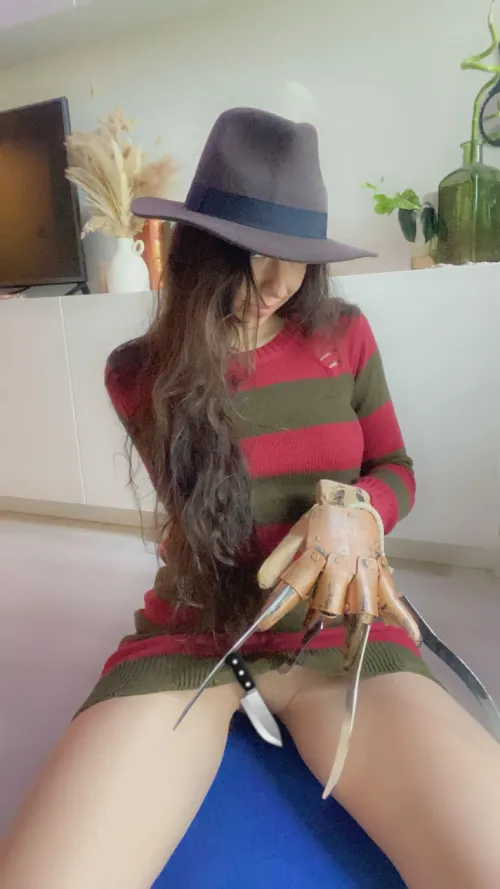 Thumbnail Freddy Krueger Cosplay by KatEncases Me | Kittencases2