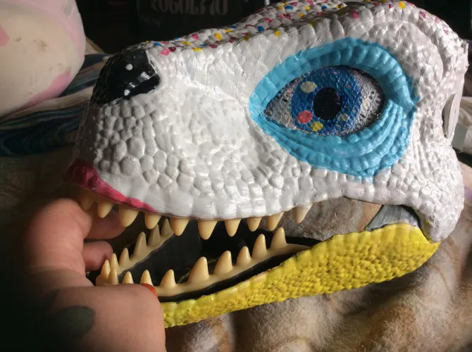 Thumbnail Creative Dino Mask Transformation by charlottemcloughlin