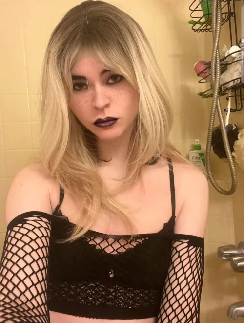 Thumbnail Trying to Be a Scary Goth by TobyR_Sub in femboy category