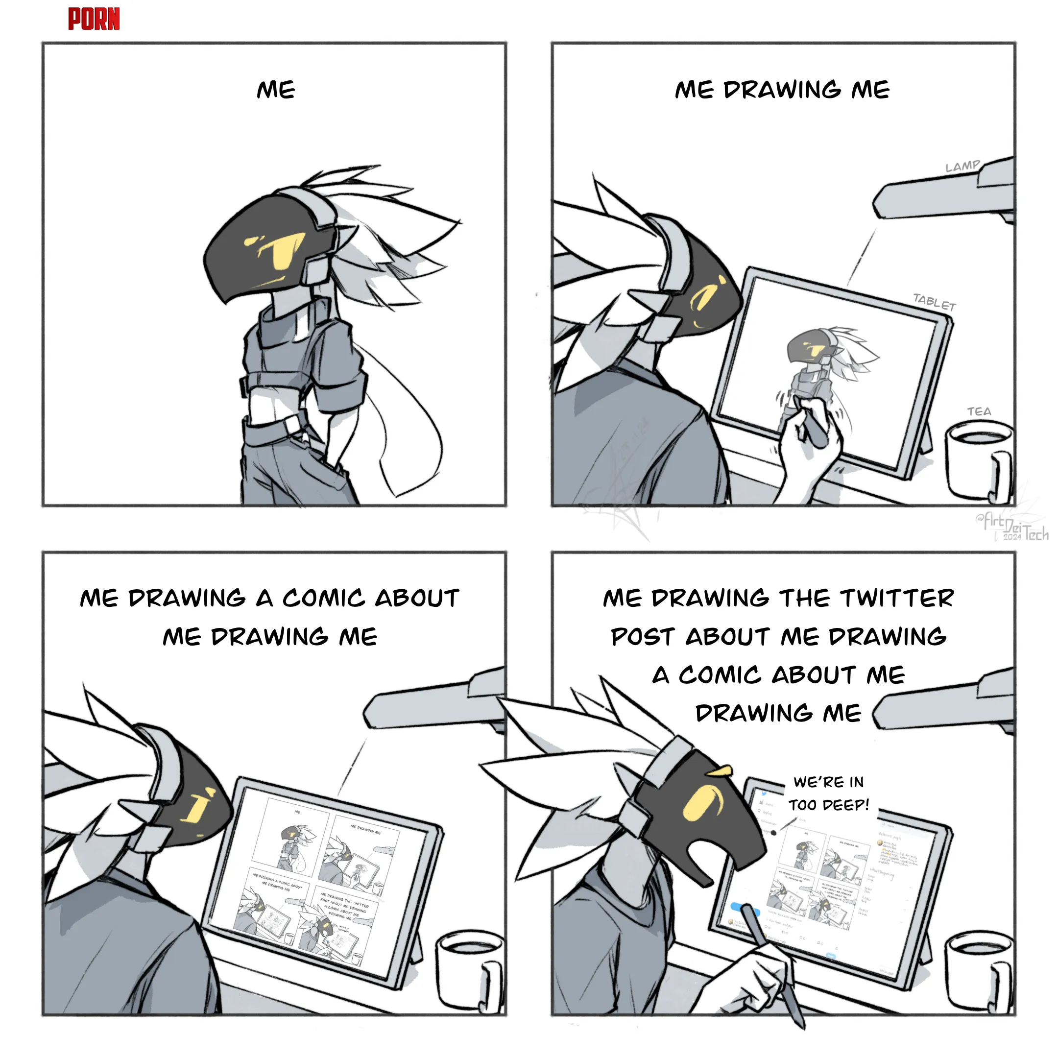 OC a comic about me by Art_Dei_Tech