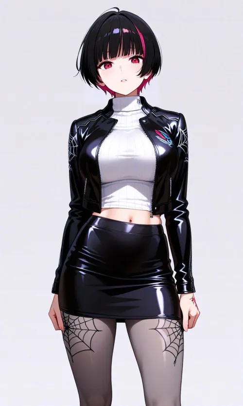 Thumbnail Leather Outfit Essence by CheetahSperm18 | animemidriff Category