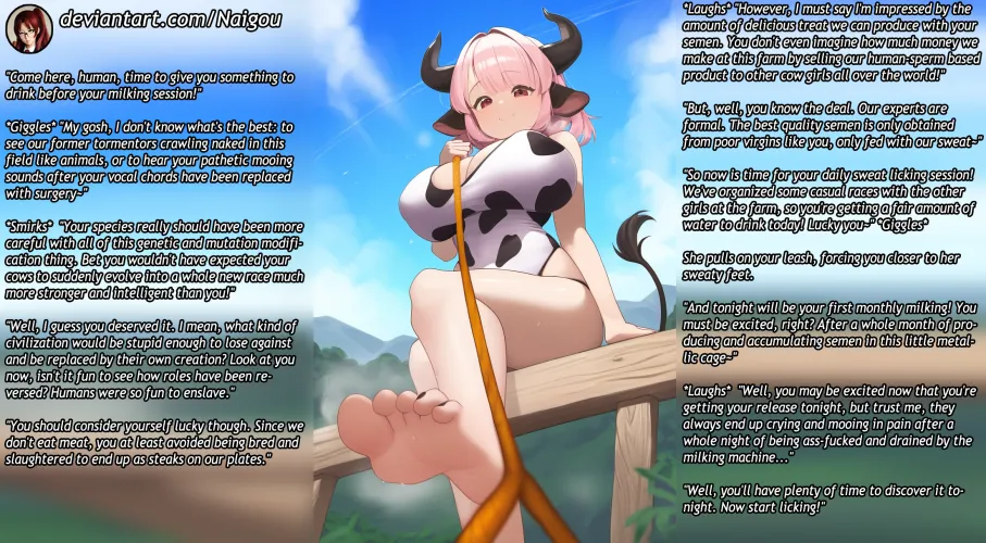 Thumbnail Nalgou Unleashes: World Takeover by Cow Girls: Femdomfeet and Domination