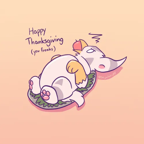 Thumbnail Experience SeijinWright's Thanksgiving Birdpost Art in the Furry Category