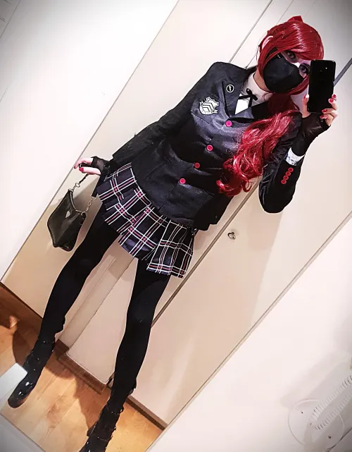 Thumbnail ShadowPrincessN7 Shines in a Kasumi Yoshizawa Cosplay Persona 5R Journey among femboy Admirers