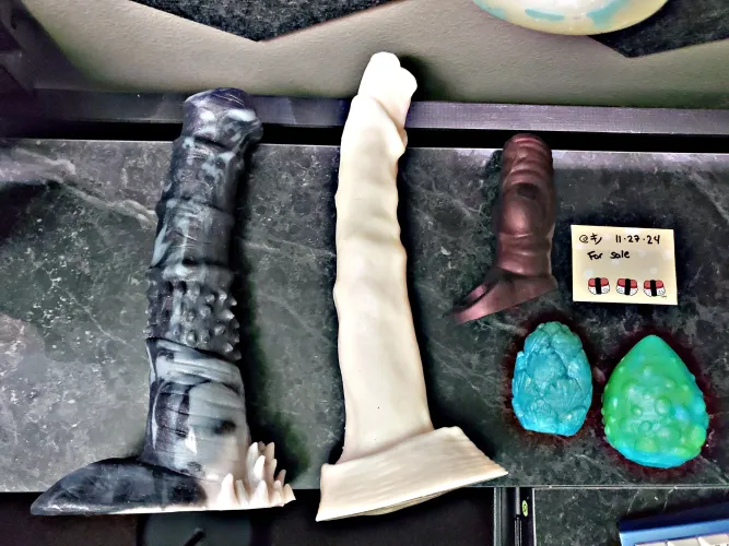 Thumbnail kinokashi Unveils Exotic BadDragon Offerings in WTS US Linel Medium Krubera Ovipositor BD Magnus Sheath Mermaid Kegel Eggs