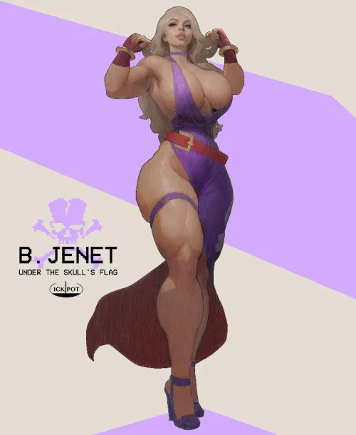 Thumbnail TheTMoneyMan Fitdrawngirls Article: KoF B Jenet Ickpot