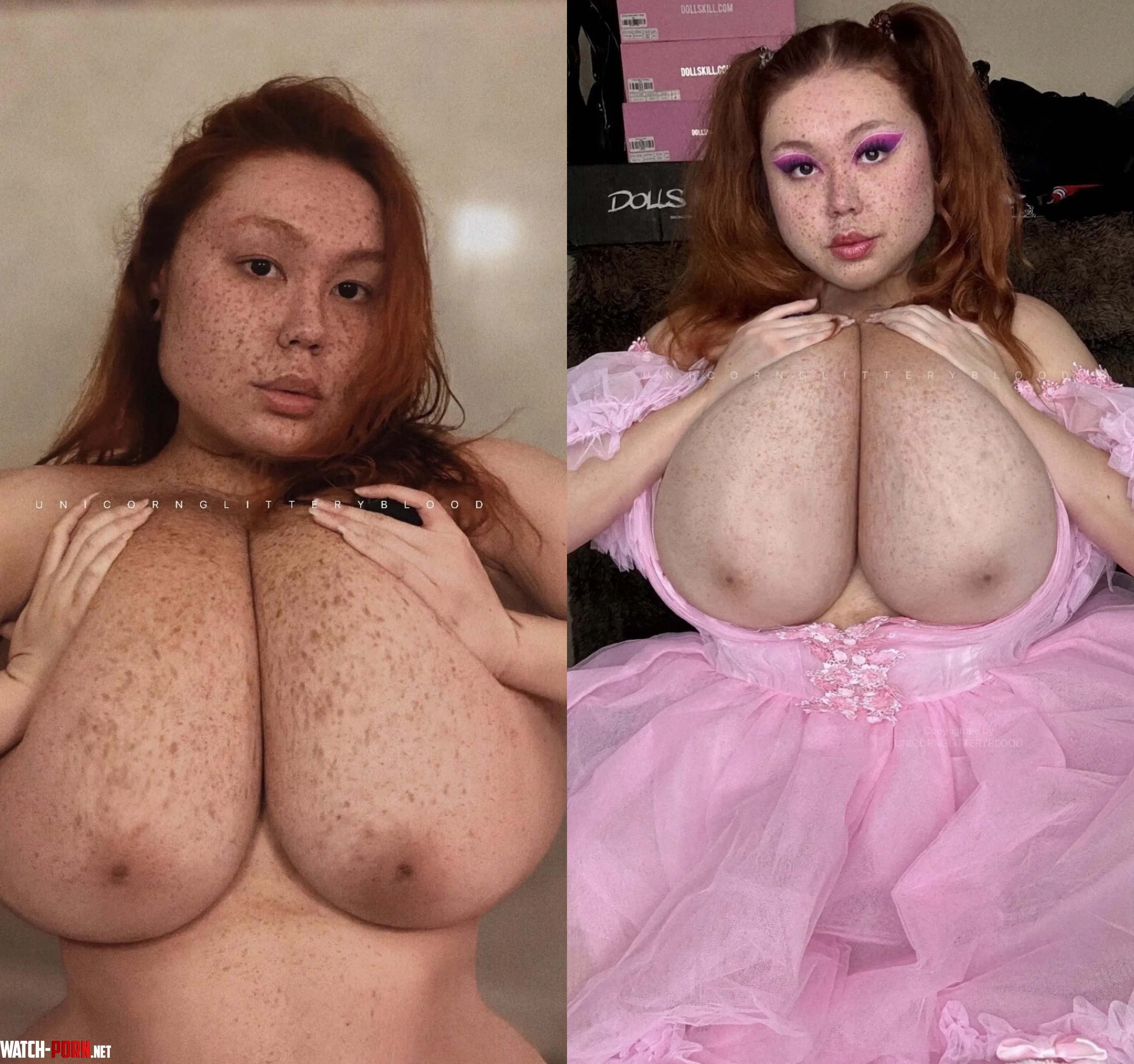 OC a few years of natural tits growth by Unicornglitteryblood