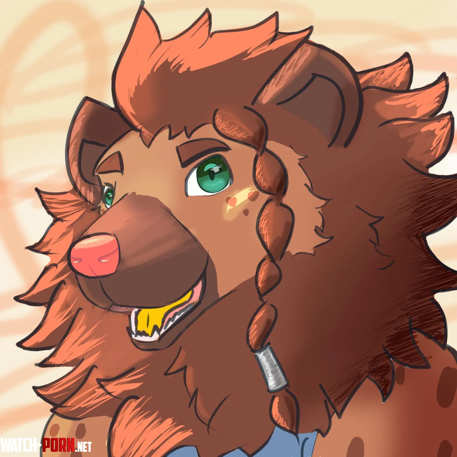 I drew my yeen with a new PFP Art by me luyeenbeans by Lost_Researcher_6531