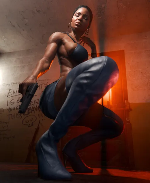 Thumbnail Iconic Character Display: Rochelle from Left 4 Dead