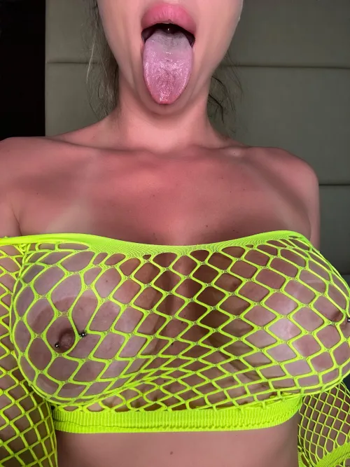 Thumbnail Fishnet-clad Good Girl: A Fetish Delight by GrrapeSoul