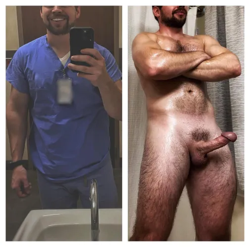 Thumbnail Uncover the Mystery: nerdyguy13_1's ThickDick Beneath the Scrubs