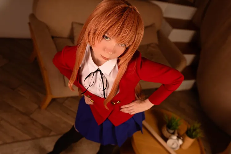 Thumbnail Taiga Aisaka Cosplay by Tanukityann: Stunning Visuals in CosplayGirls