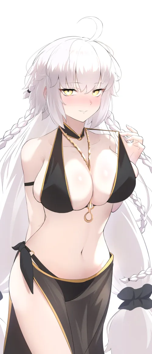 Thumbnail Anime Enchantment: xSaviour_N Explores Swimsuit Jalter Fate