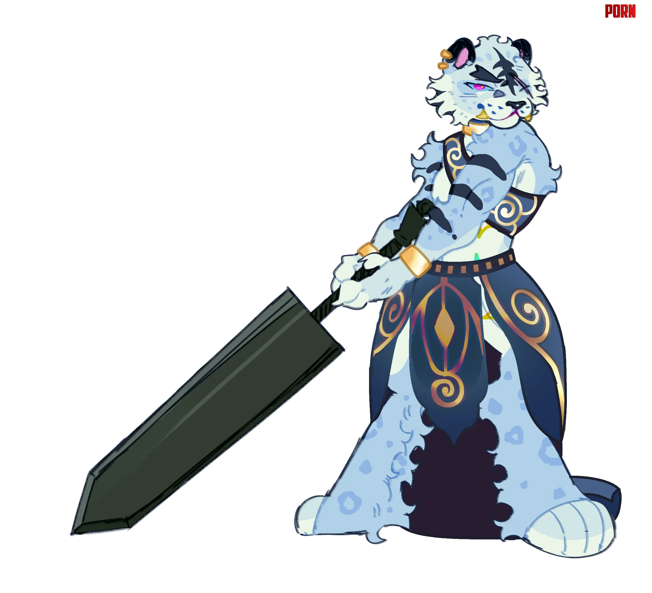 Adopt TigerSnow Leopard Warrior by meeoio