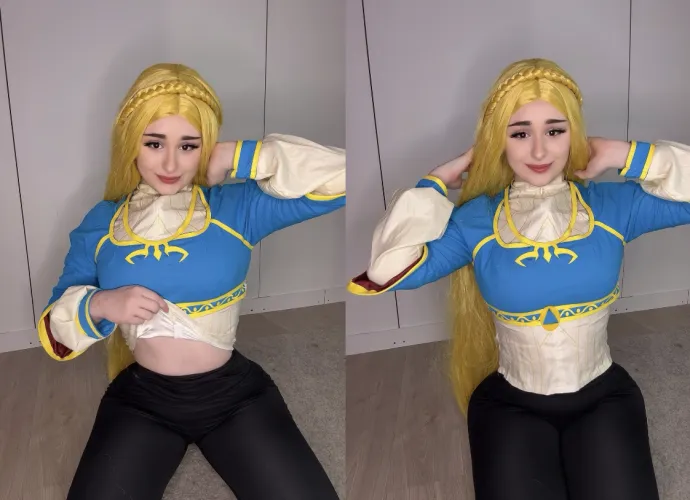 Thumbnail Zelda's Elegance: A Masterful Cosplay by Graciewaifuxn by graciewaifux | cosplaygirls