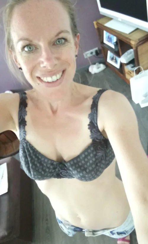 Thumbnail Embracing Liberation: RockSpecialist222's No-Panty Day Smile at 42