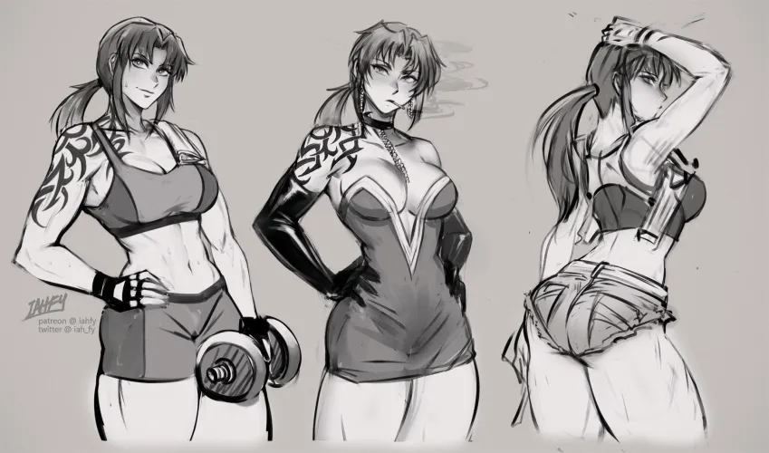 Thumbnail fitdrawngirls: Discussing Revy Row's allure by TheTMoneyMan - by TheTMoneyMan