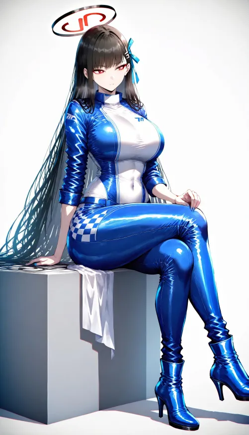 Thumbnail CheetahSperm18 Unveils 'Race Queen Rio Blue Archive' in Anime Bodysuits Excitement