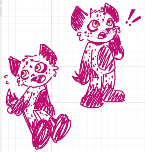 Thumbnail Hyena doodle I did by InternetLazy6098 | furry