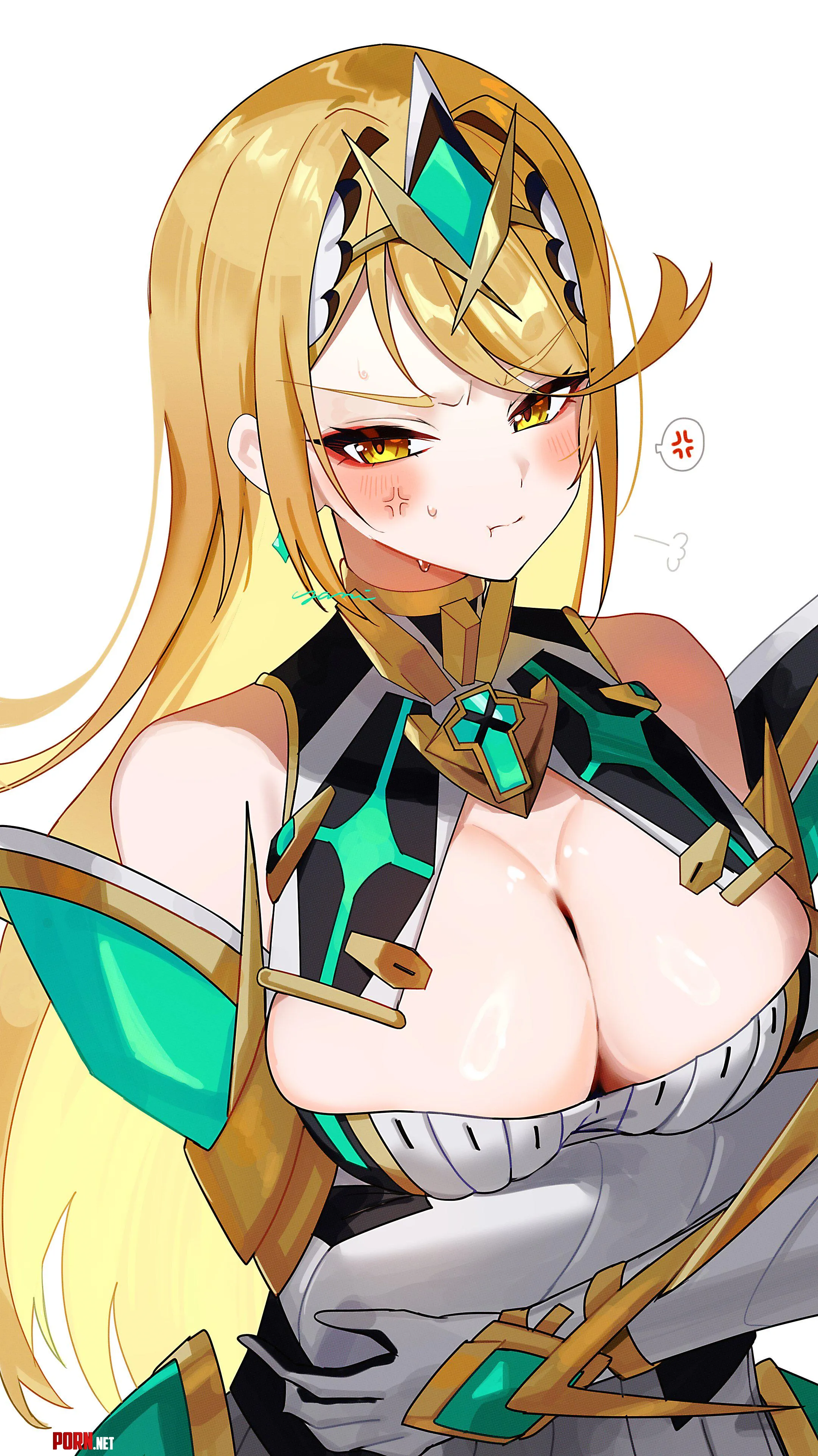 Angry Mythra Xenoblade by A_MASSIVE_PERVERT