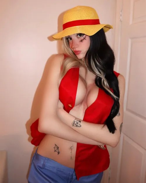 Thumbnail Anime Adventure: Embracing Luffy's Spirit by Jade | wweirdwaifu | cosplaygirls