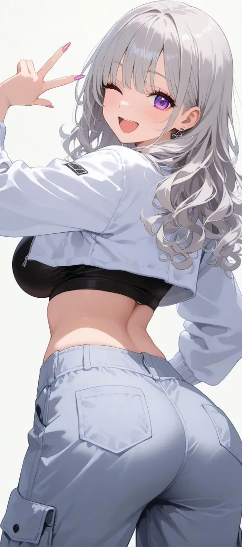 Thumbnail Unveiling 'Baggy Grey Pants' Charisma in AnimeBooty by CheetahSperm18