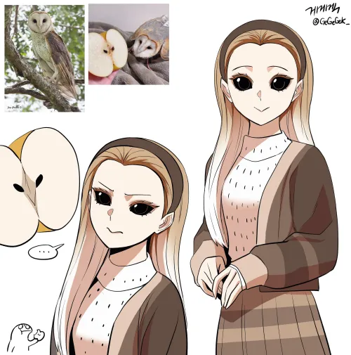 Thumbnail Owl Chan: Enigmatic Creature by InteractionKooky771 | MonsterGirl