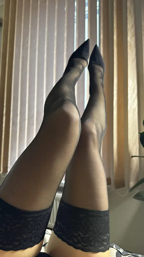 Thumbnail Sensual Elegance in Stockings by urfavemilfy | legs