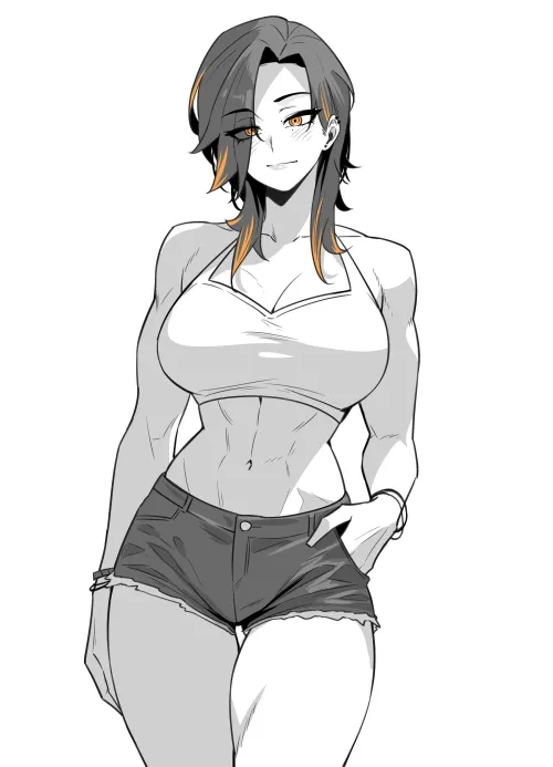 Thumbnail Hotaru Nokaa Original: Captivating Art Piece | fitdrawngirls