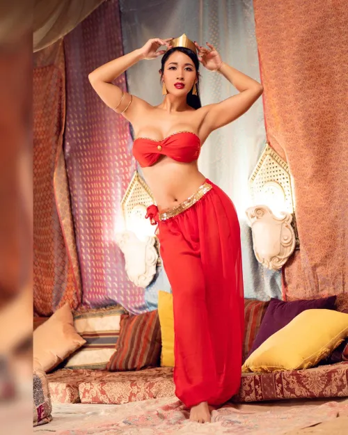 Thumbnail Magical Arabian Nights: Princess Jasmine Delights from Jafar's Realm | igmishamai | cosplaygirls