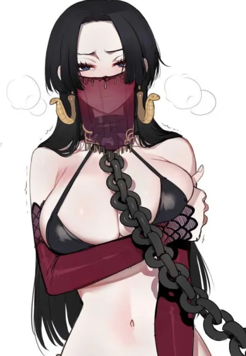 Thumbnail Boobsy Boa Hancock in Chain Mrskull Ratatatat74 One Piece by Xlianoa in HentaiHumiliation