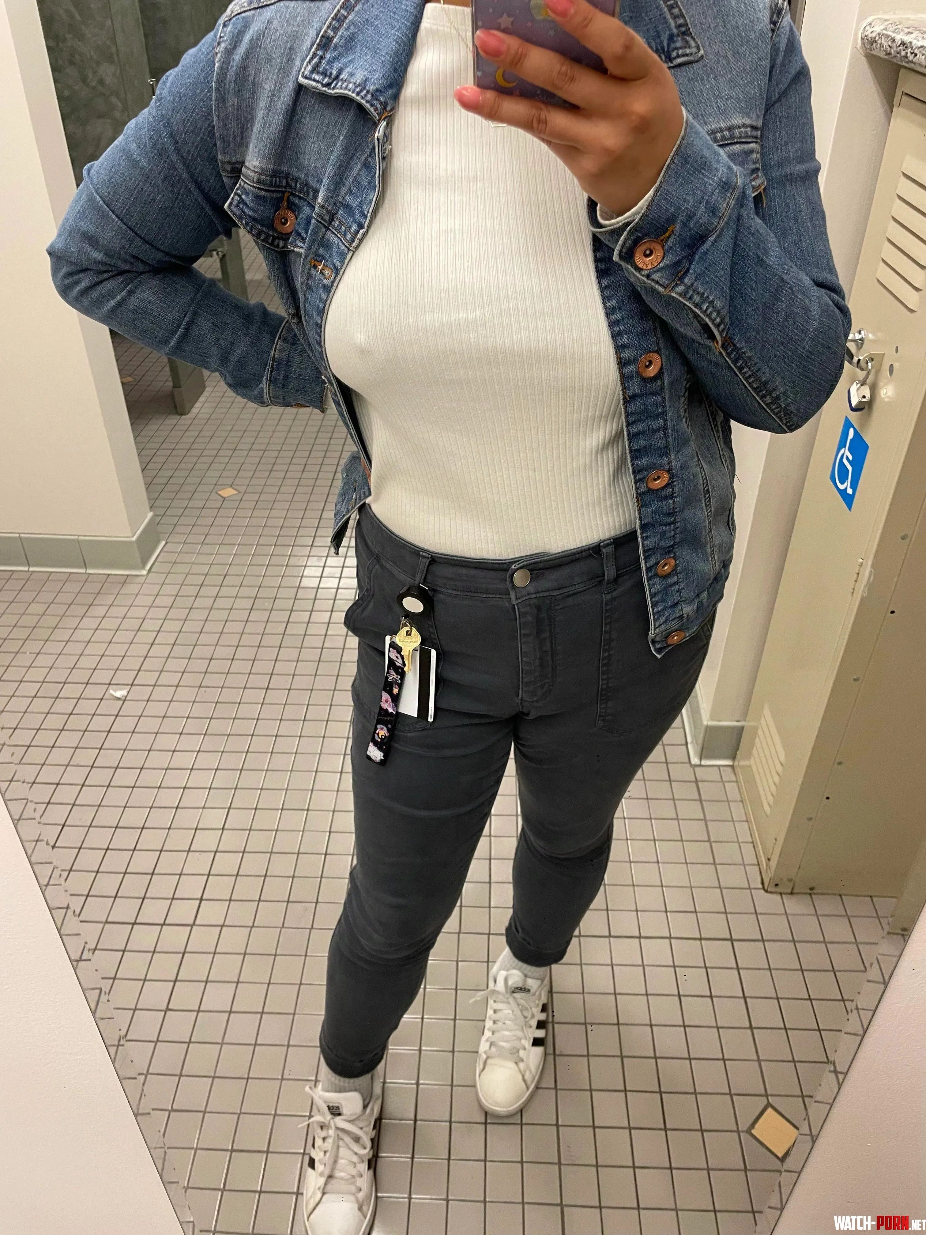 Wifeys outfit at work yesterday by browningbears