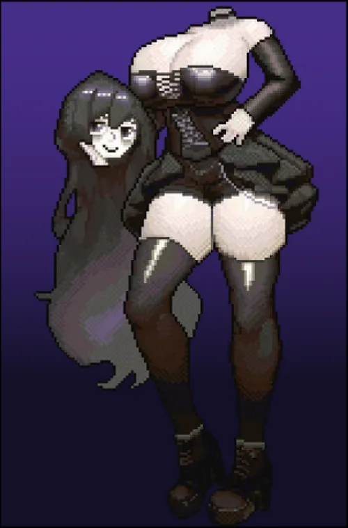 Thumbnail The Alt Dullahan Girl: Captivating Pixel Art NSFW Creation by GreasyGrant