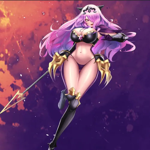 Thumbnail Fit Drawing Inspiration: Camilla's Bikini Armor and Firm Midriff Revealed by Terran117