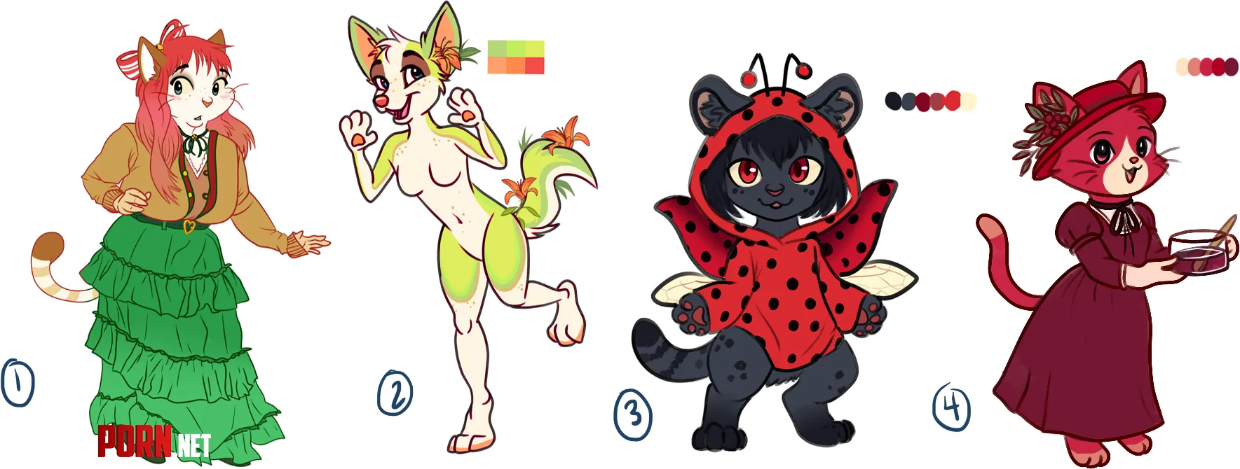 Havent Been Able to Sell These Lovely Ladies for 1 Year Adoptables by Glittering-Amount-68