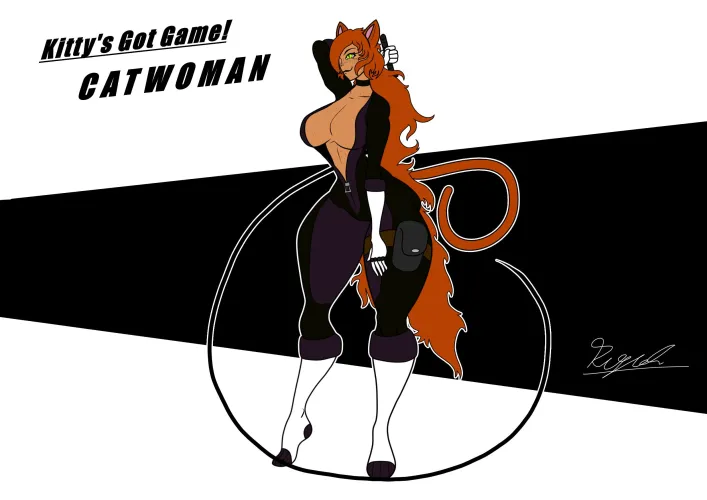 Thumbnail Catwoman Redefined: Rigidsttructure's Dark MonsterGirl Interpretation