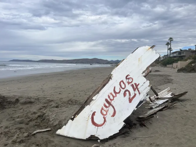 Thumbnail Discover the Mysterious Cayucos Shipwreck on the Beach