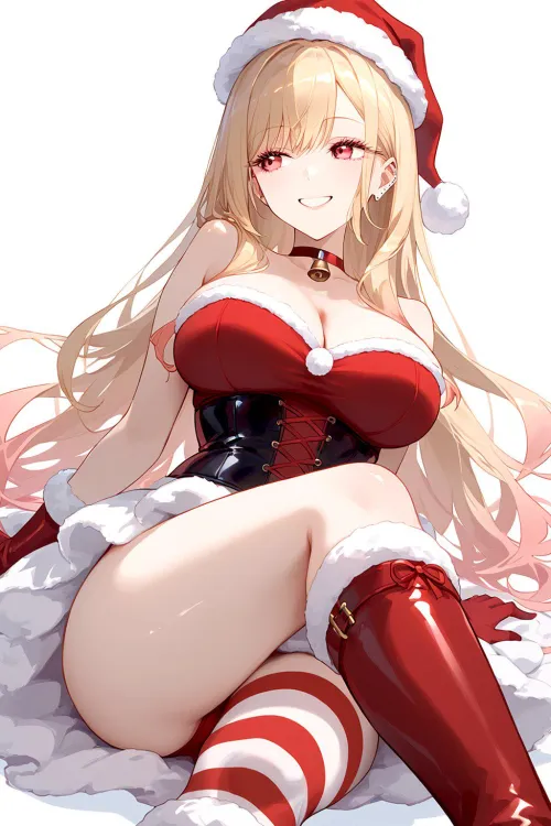 Thumbnail Thighdeology: Santa Marin Kitagawa by CheetahSperm18