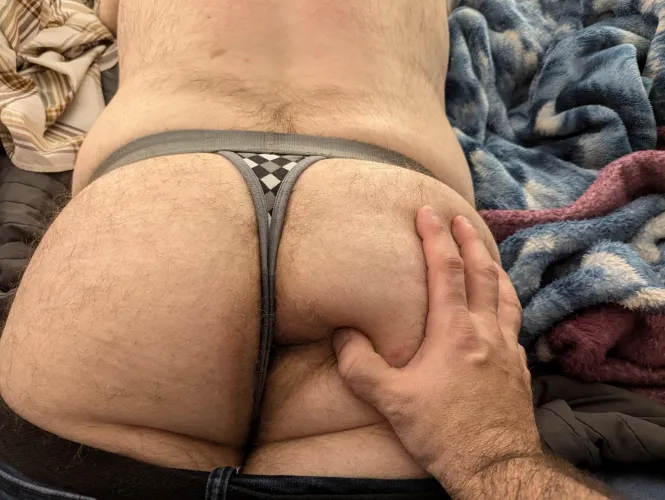 Thumbnail Discovering the Appeal of a Hairy Bear in a Thong by bannerpup