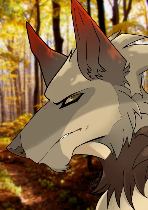 Thumbnail Whatre You Lookin At: A Fascinating Art Piece by Honey-and-Bee in furry Category