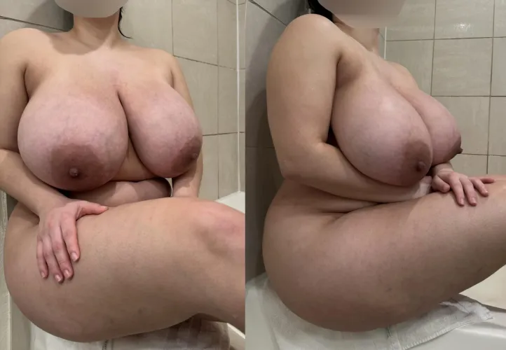 Thumbnail Pacpl9_ Invites Feedback on H Cups - Engorged Veiny Breasts Exploration