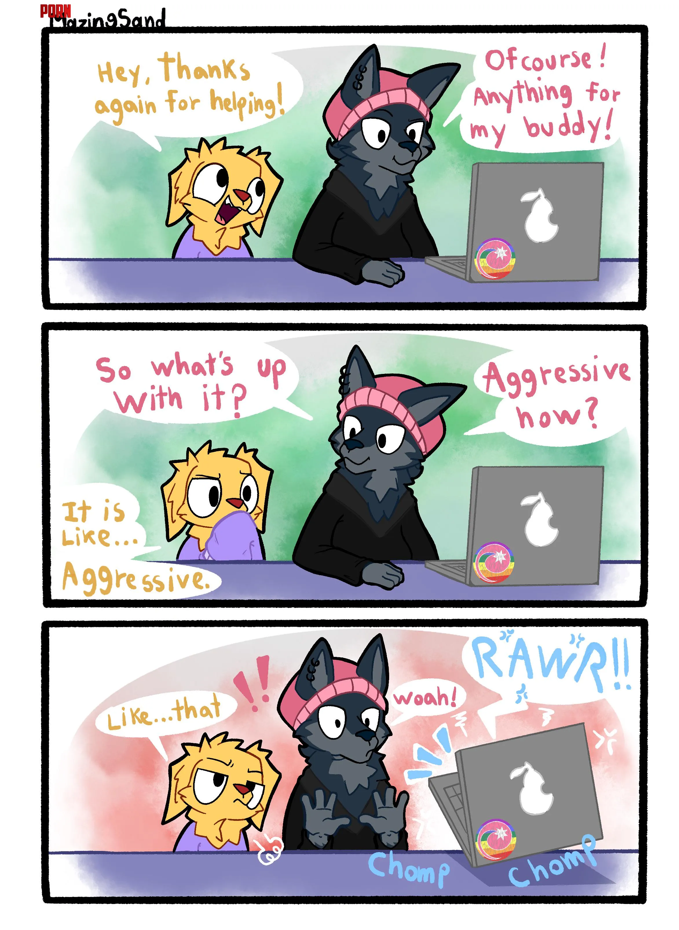 A MazingDOG COMIC Technical Issues by me from 2022 by MazingSand