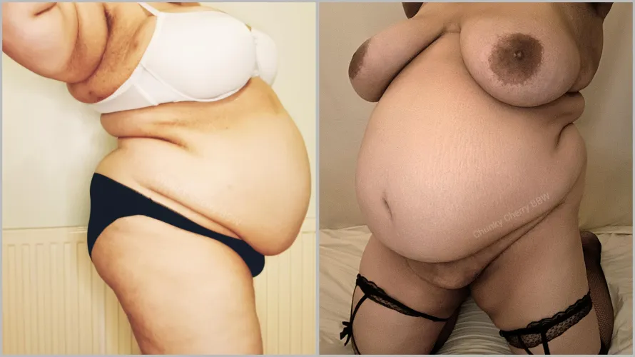 Thumbnail My Bigger Belly Transformation: chunky_cherry's Journey