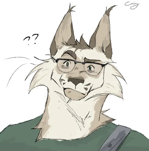 Thumbnail Furry Art Delight: Someone Disoriented from a Nap by artsphia