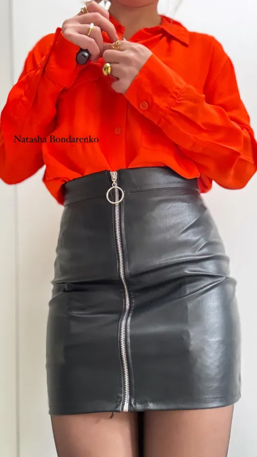 Thumbnail Tight and leather skirt your goodness  by NatyBond_OF