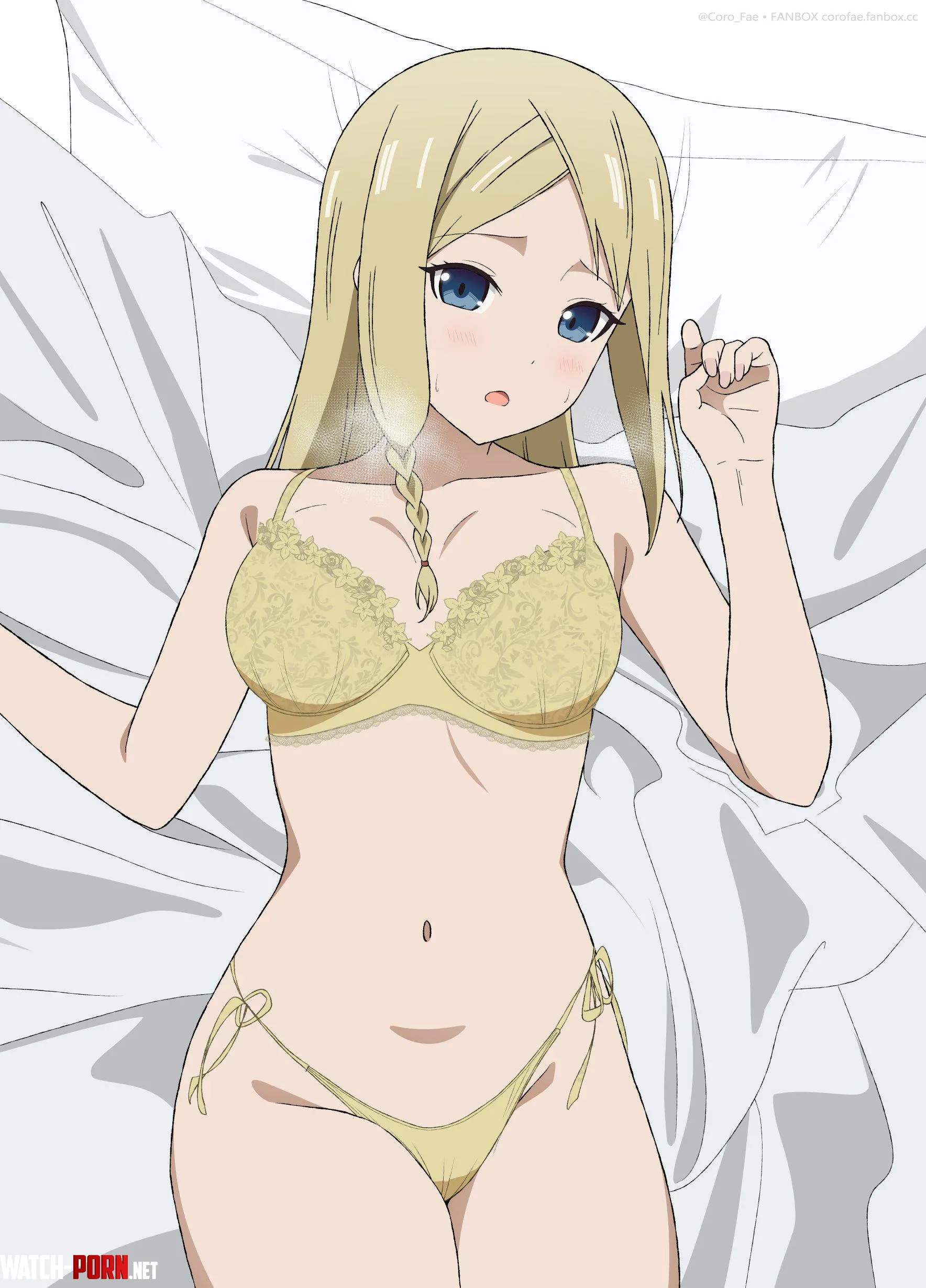 Ai Hayasaka Laying In Bed In Lingerie KaguyaSama Love Is War by Csxc