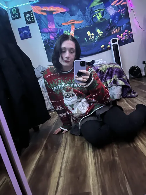 Thumbnail Ellieismyname Slays Ugly Sweater Season with Cuteness