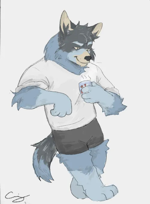 Thumbnail Bandit: Everyone's Favorite Dad in Furry Art by artsphia