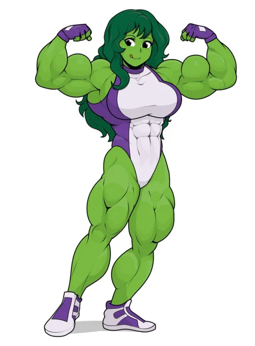 Thumbnail Empowering Women: She Hulk Matchstick Beauty by TheTMoneyMan