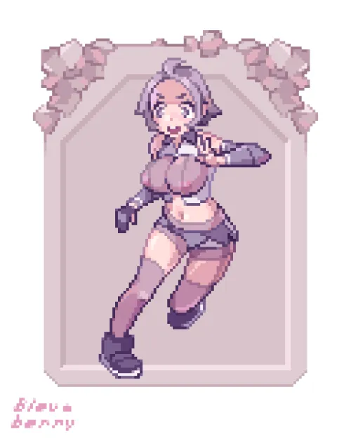 Thumbnail Pixelated Trainer: Evolving Outfits in Sword and Shield by bleuberry_art | PixelArtNSFW